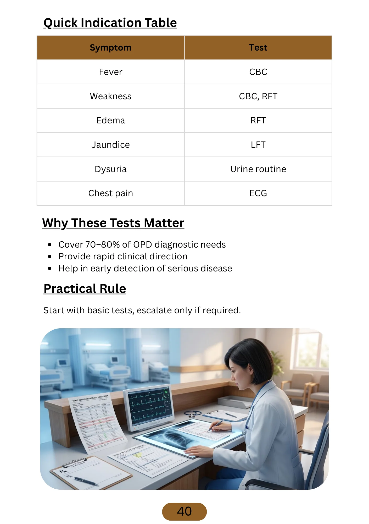 Sample page from OPD Clinical Mastery System